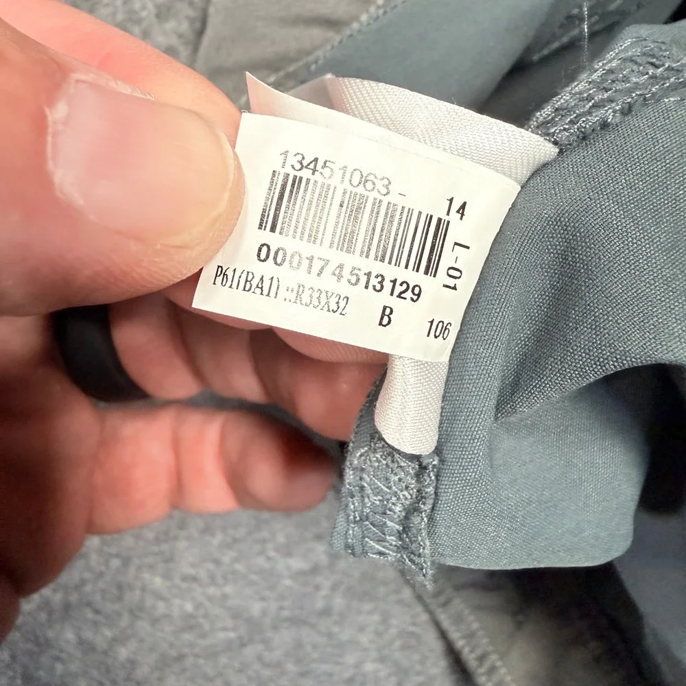 Eddie Bauer First Ascent Guide Pro Hiking Pants Mens 33x32 Grey gorpcore Outdoor
